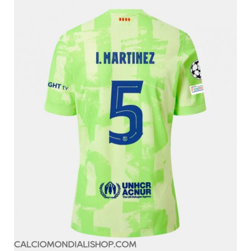 Maglie da calcio Barcelona Inigo Martinez #5 Terza Maglia 2024-25 Manica Corta